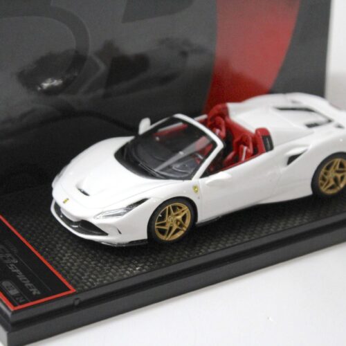 1:43 BBR Ferrari F8 Tributo Spider Bianco Cervino white/ gold Limited 24 pcs.