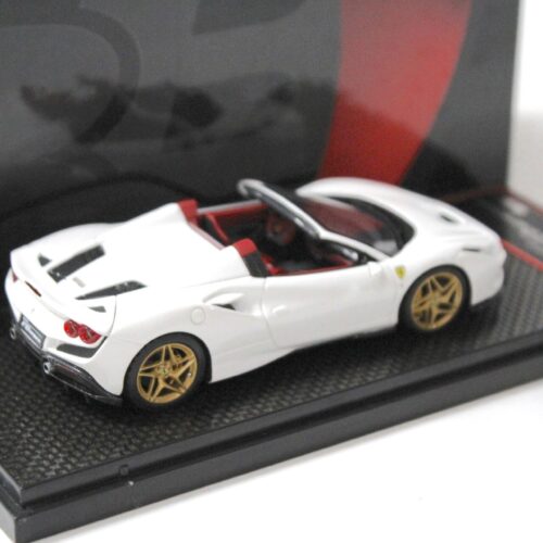 1:43 BBR Ferrari F8 Tributo Spider Bianco Cervino white/ gold Limited 24 pcs.