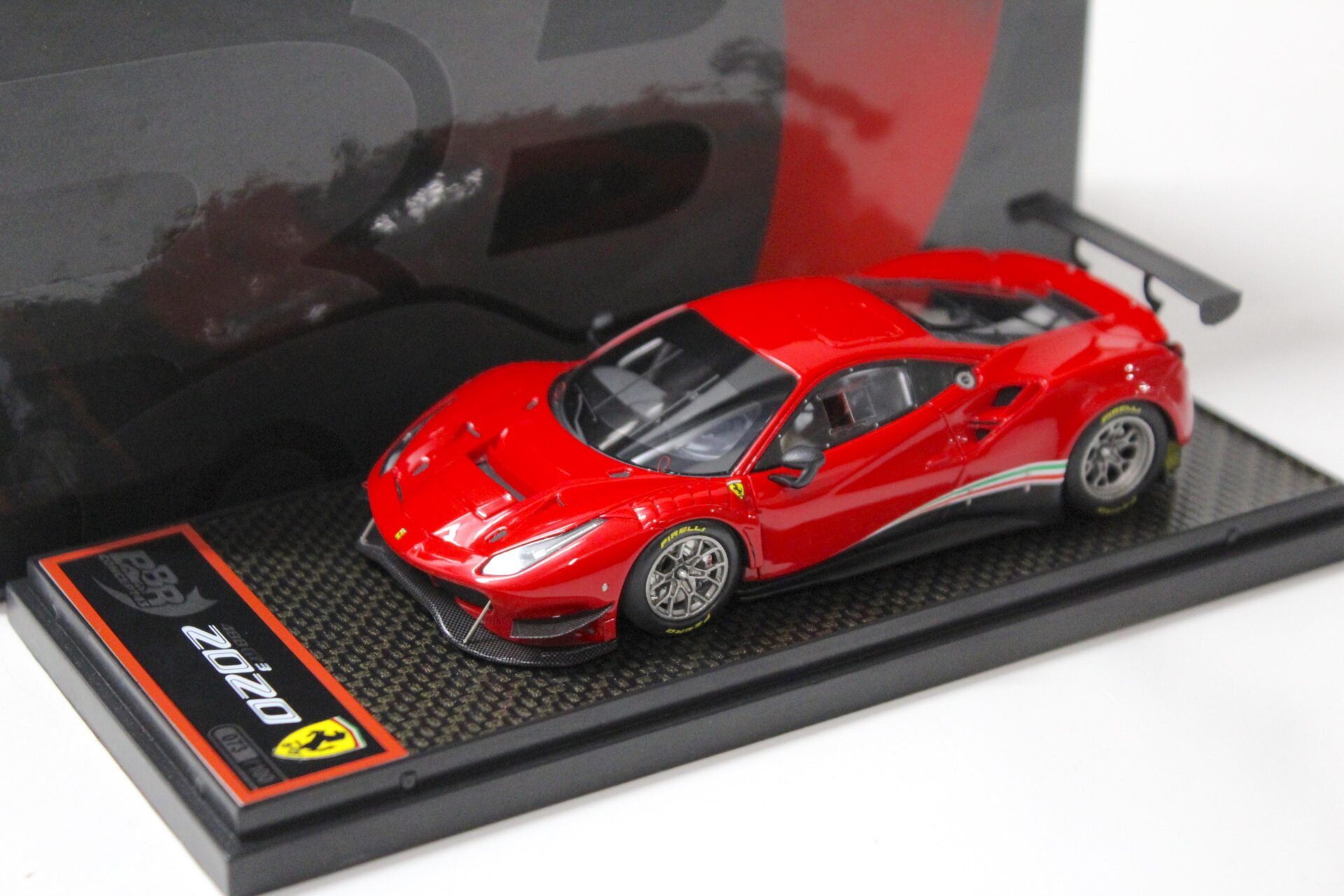 1:43 BBR Ferrari 488 GT3 EVO 2020 Rosso Corsa red 322 - Limited 100 pcs.