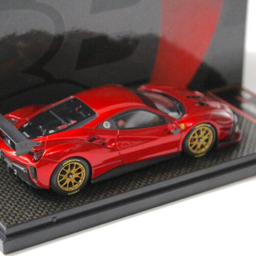 1:43 BBR Ferrari 488 Challenge EVO 2020 Rosso Fuoco/ gold wheel Limited 24 pcs.