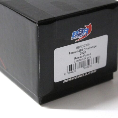 1:43 BBR Ferrari 488 Challenge EVO 2020 Rosso Fuoco/ gold wheel Limited 24 pcs.