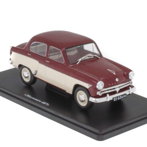 1:24 Hachette East Legendary Moskvitch 407 red/ beige 1958