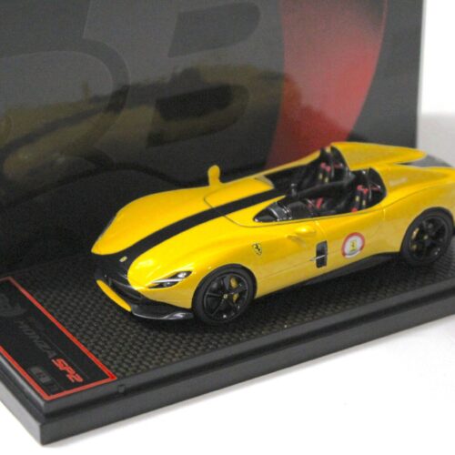 1:43 BBR Ferrari Monza SP2 Giallo Modena/ black stripe - Limited 78 pcs.