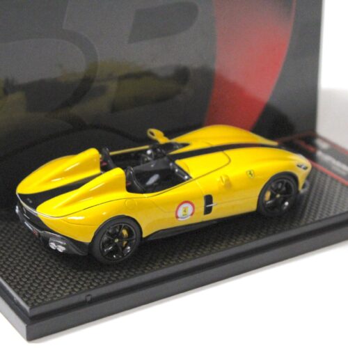 1:43 BBR Ferrari Monza SP2 Giallo Modena/ black stripe - Limited 78 pcs.