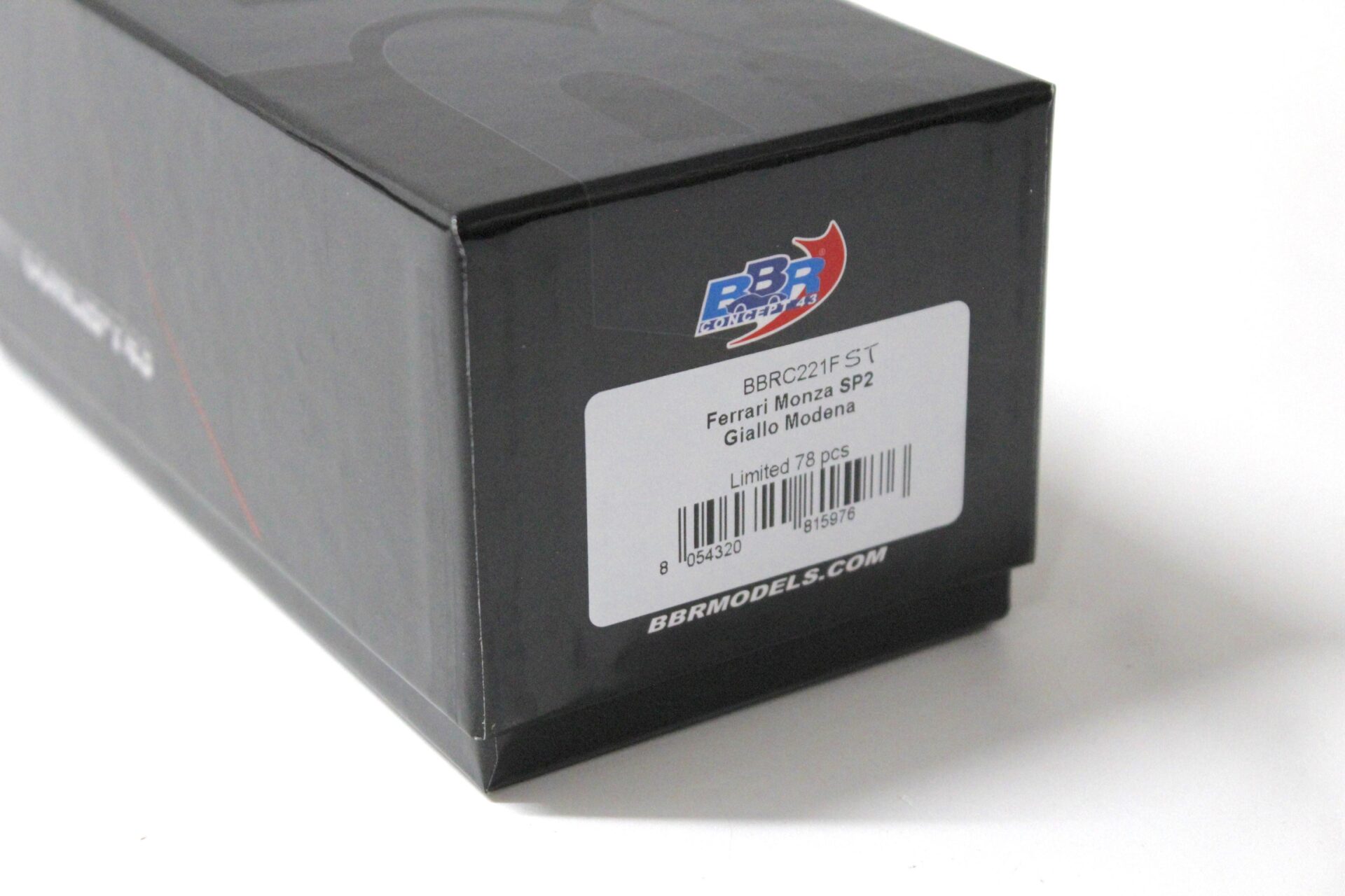 1:43 BBR Ferrari Monza SP2 Giallo Modena/ black stripe - Limited 78 pcs.