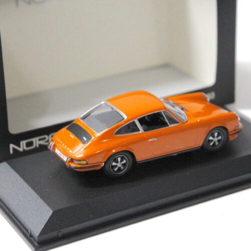 1:43 Norev Porsche 911 S 2.4 Coupe orange - Image 2