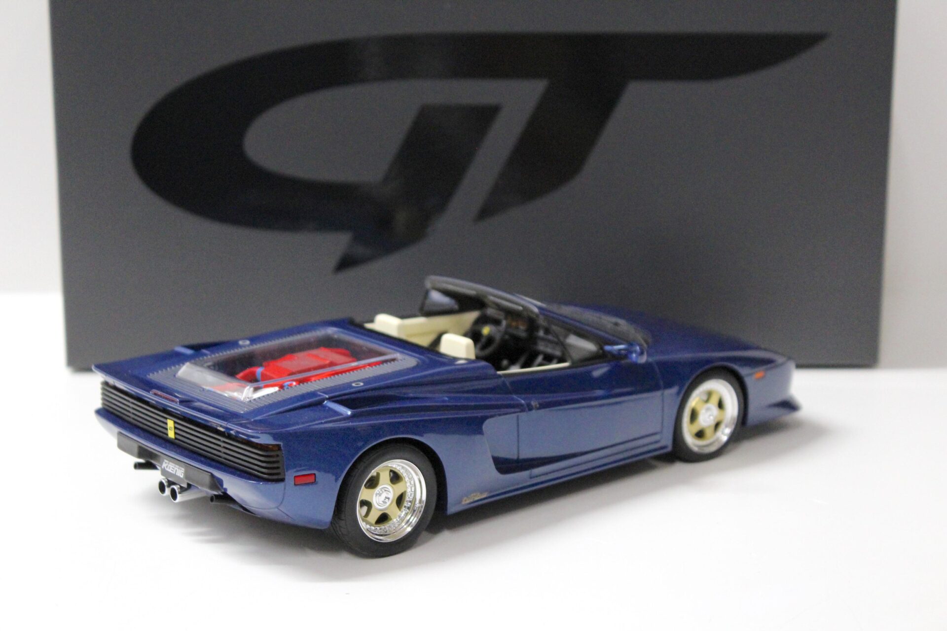 1:18 GT Spirit GT329 Koenig Special Ferrari Testarossa Spider 1985 blue metallic