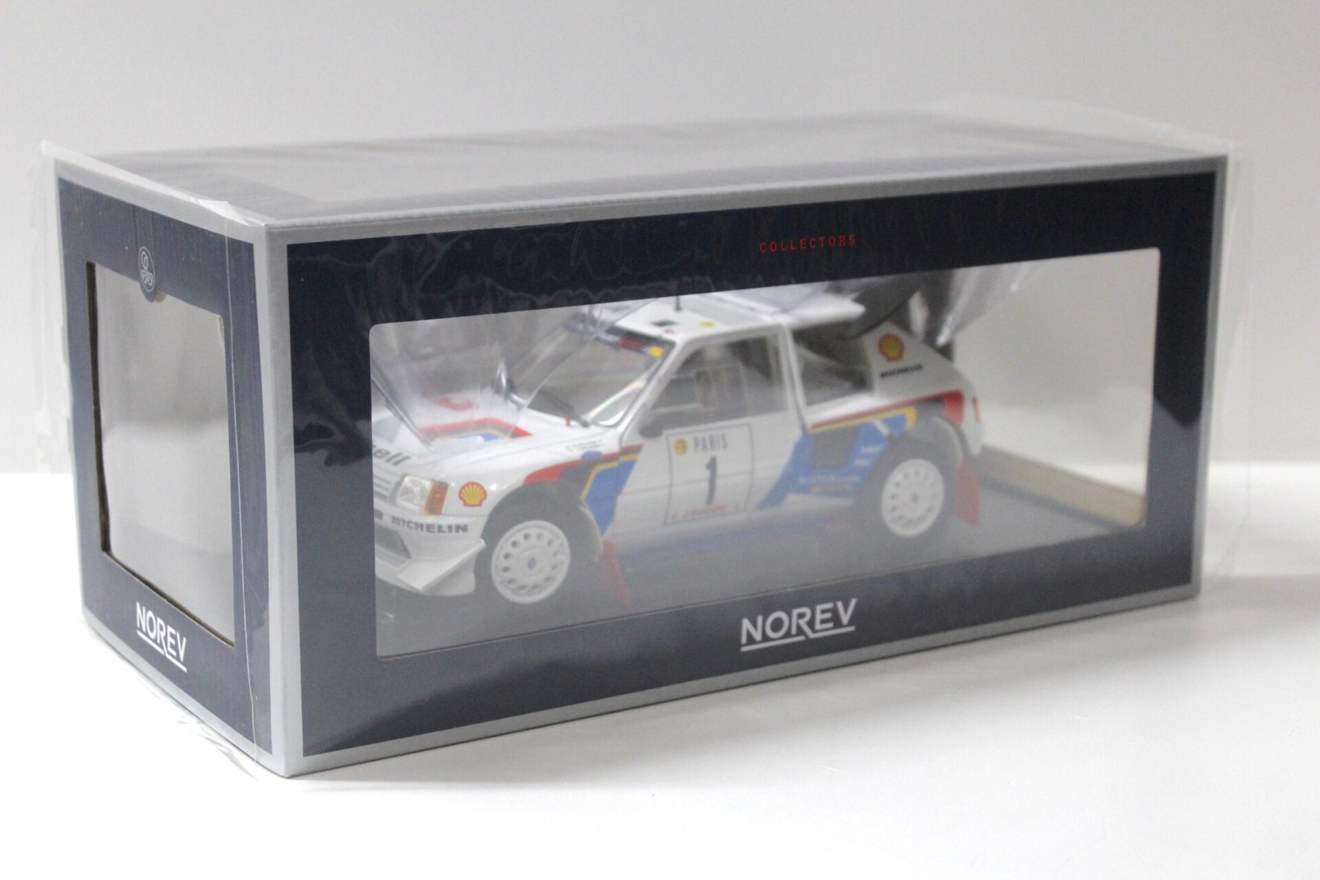 1:18 Norev Peugeot 205 T16 Rallye Montecarlo 1986 #1 Salonen/ Harjanne