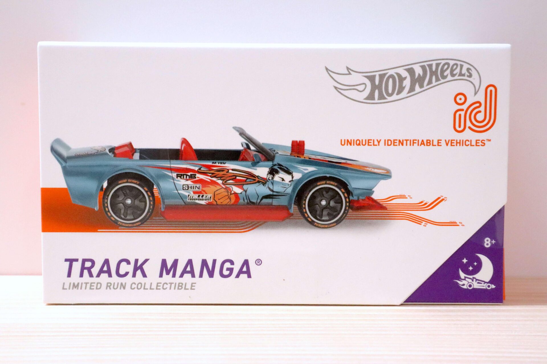 1:64 Hot Wheels ID Series 2021 Track Manga blue metallic