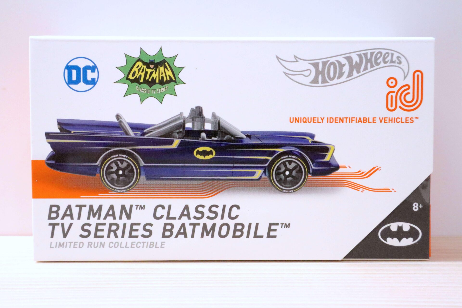 1:64 Hot Wheels ID Series 2021 Batman Classic TV Series Batmobile blue