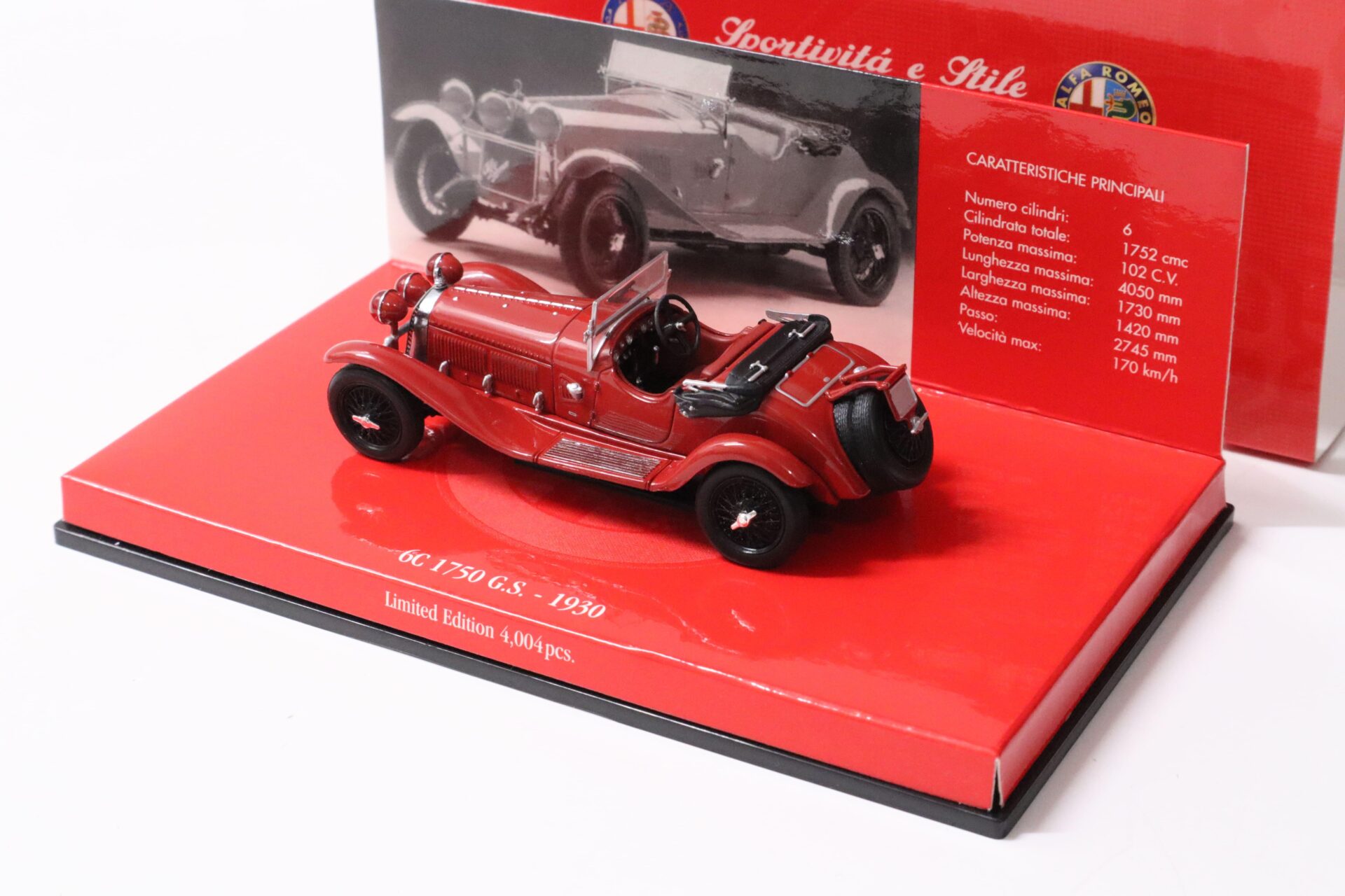 1:43 Minichamps Alfa Romeo 6C 1750 GS red 1930