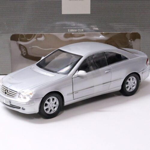 1:18 Kyosho Mercedes CLK Coupe silver DEALER VERSION