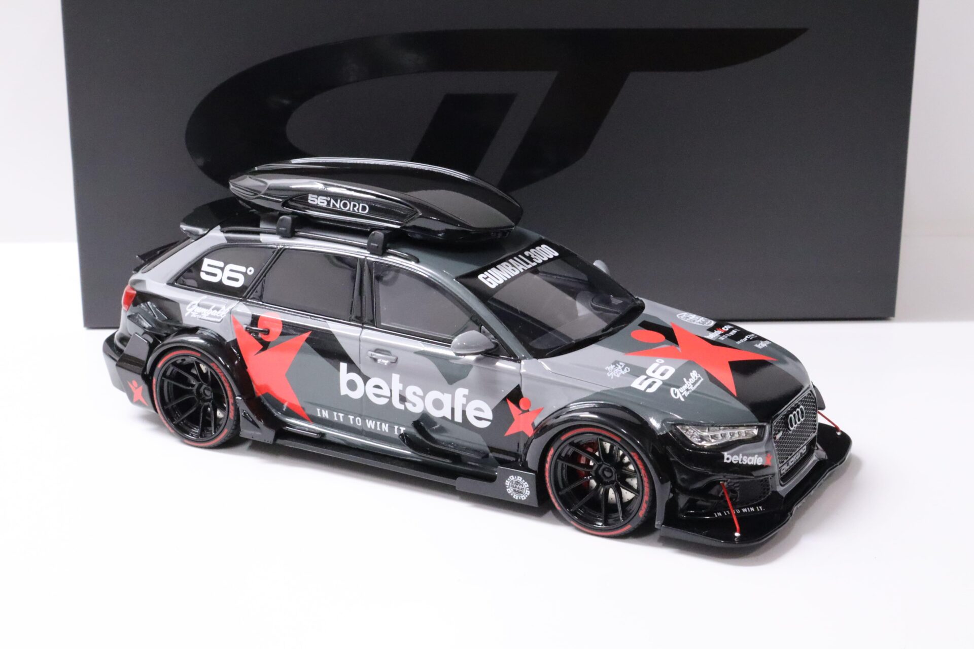 1:18 GT Spirit GT321 Audi RS6 (C7) Avant DTM 2015 BETSAFE with roof box