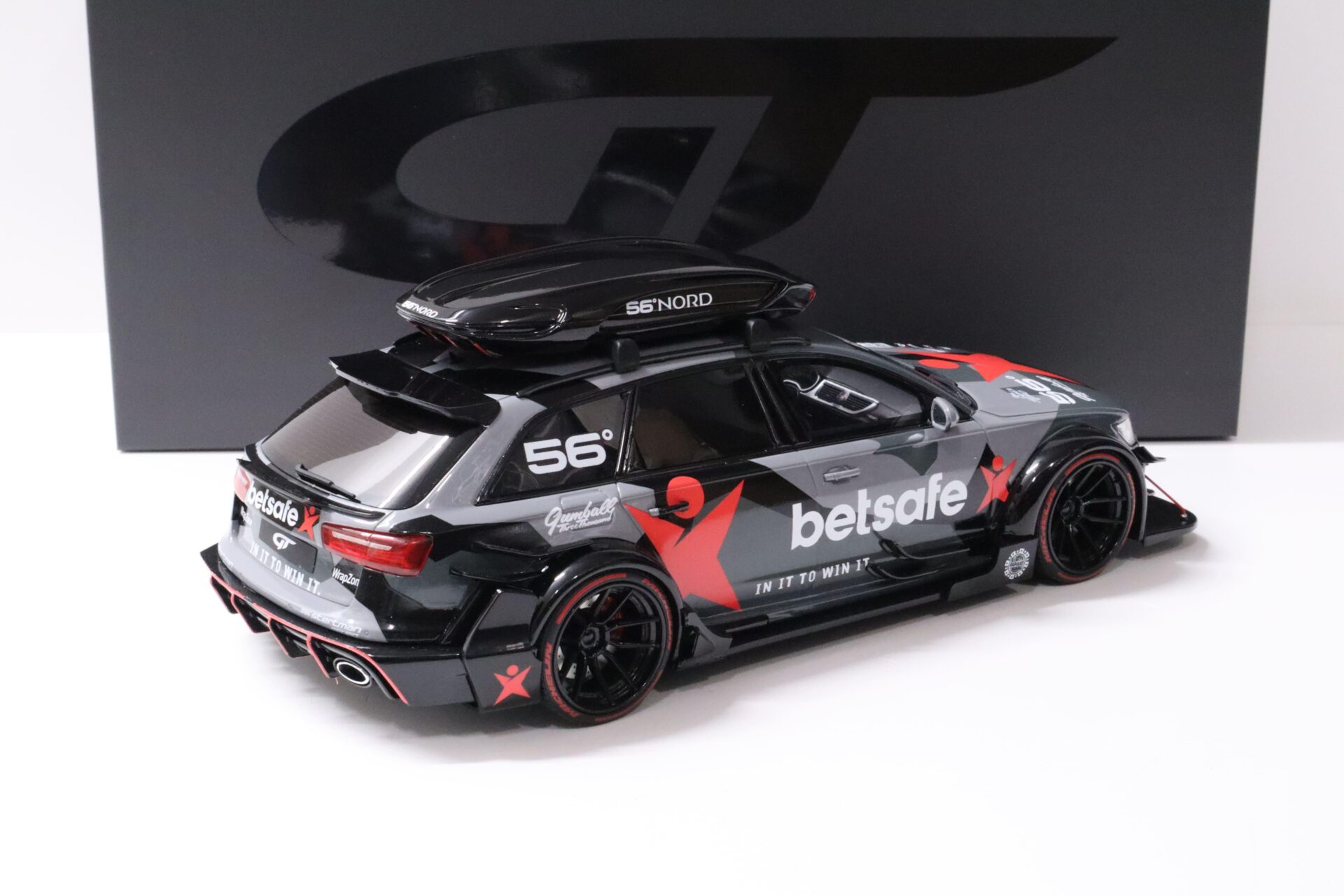 1:18 GT Spirit GT321 Audi RS6 (C7) Avant DTM 2015 BETSAFE with roof box