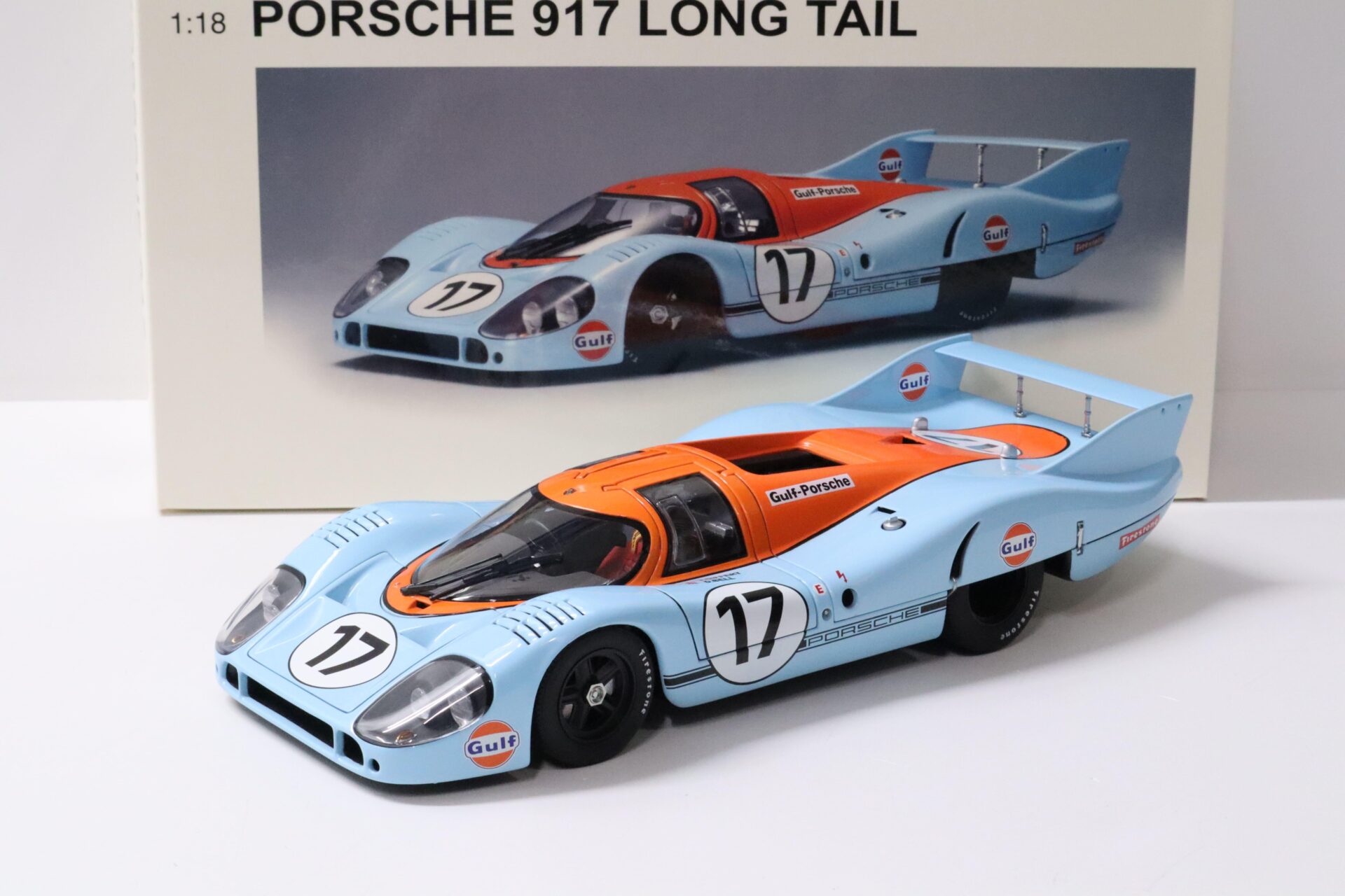 ID 58089 orig.jpg 1:18 AUTOart Porsche 917 LH Long Tail GULF RACING Le Mans 1971 Siffert/ Bell #17