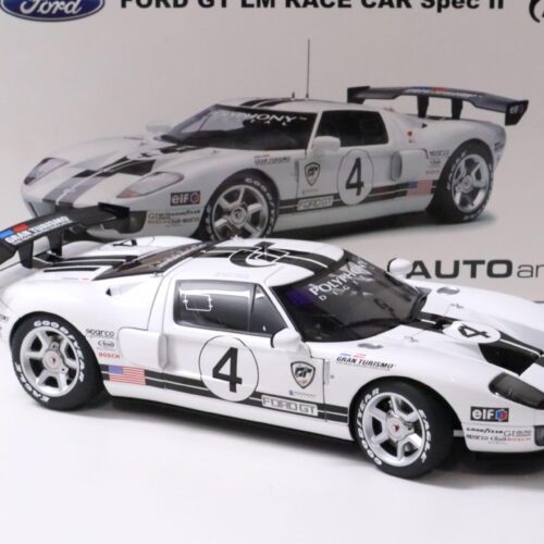 1:18 AUTOart Ford GT LM Race Car SPEC. II white #4 Gran Turismo