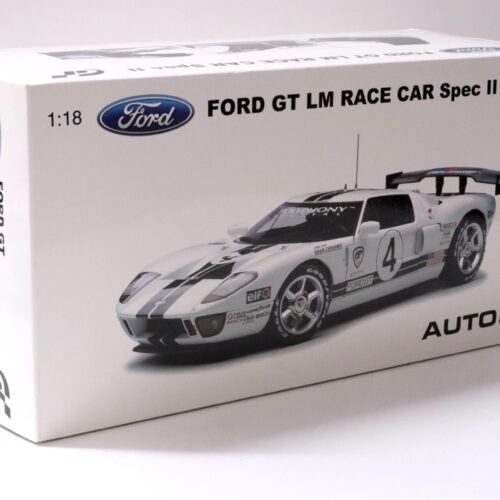 1:18 AUTOart Ford GT LM Race Car SPEC. II white #4 Gran Turismo