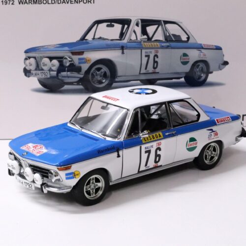 1:18 AUTOart BMW 2002 TAP Rally 1972 Warmbold/ Davenport #76