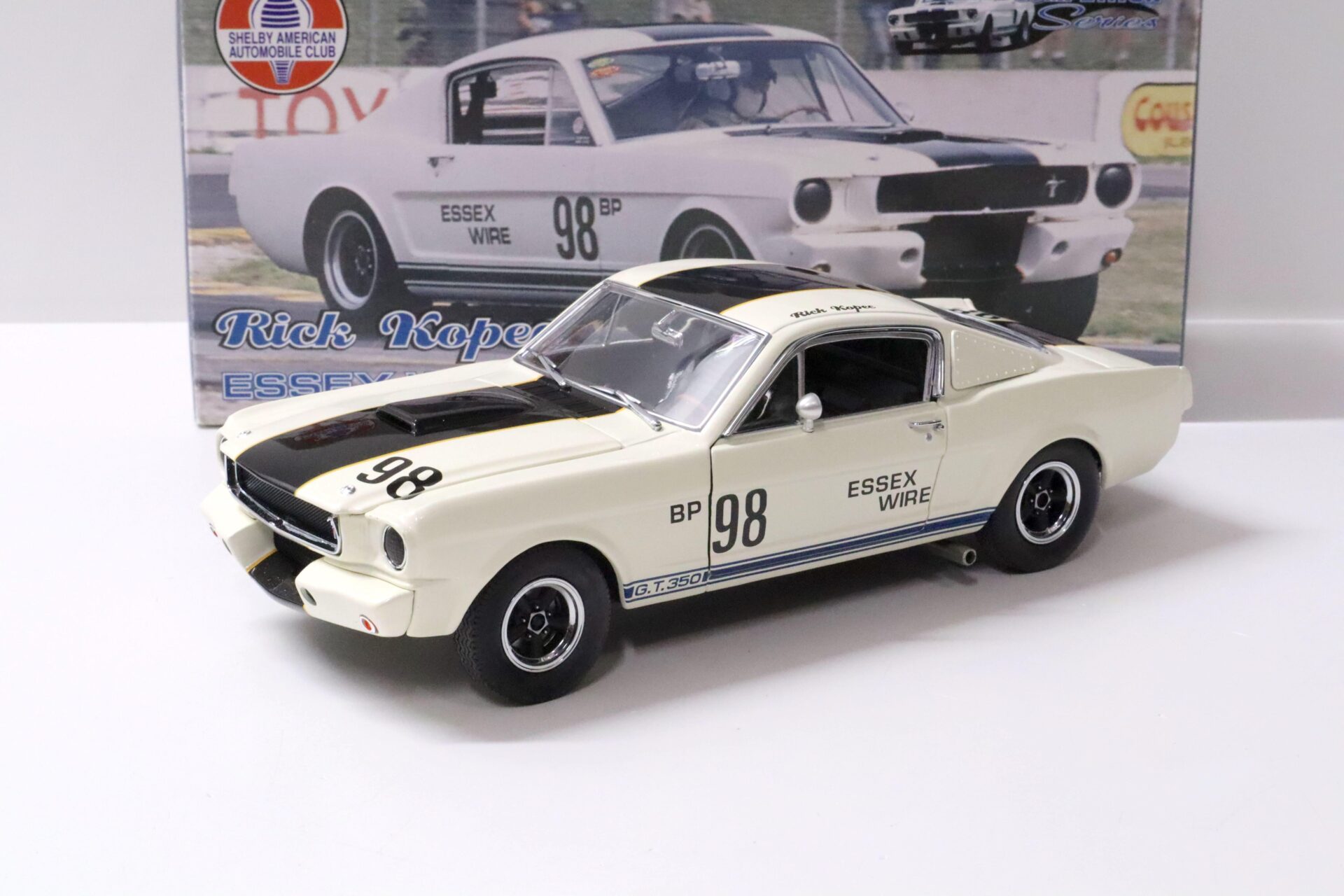1:18 Exact Detail Shelby GT 350 ESSEX WIRE 1965 R-Model #98 Rick