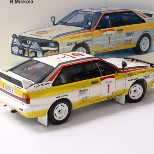 1:18 AUTOart Audi Quattro Safari Rallye 1984 H.Mikkola #1