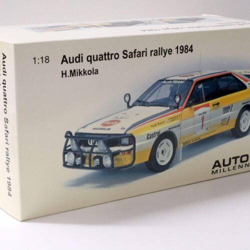 1:18 AUTOart Audi Quattro Safari Rallye 1984 H.Mikkola #1