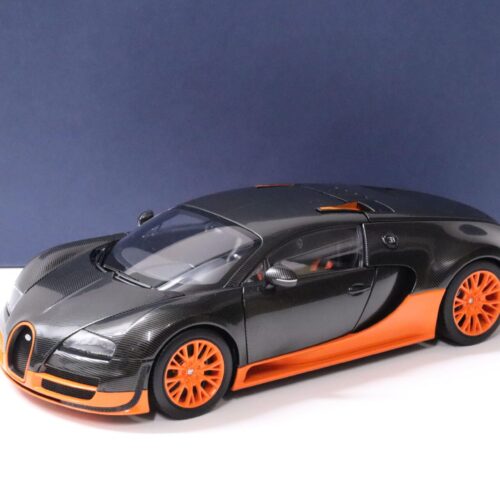 1:18 AUTOart Bugatti Veyron 16.4 Super Sport World Record Edition black/ orange
