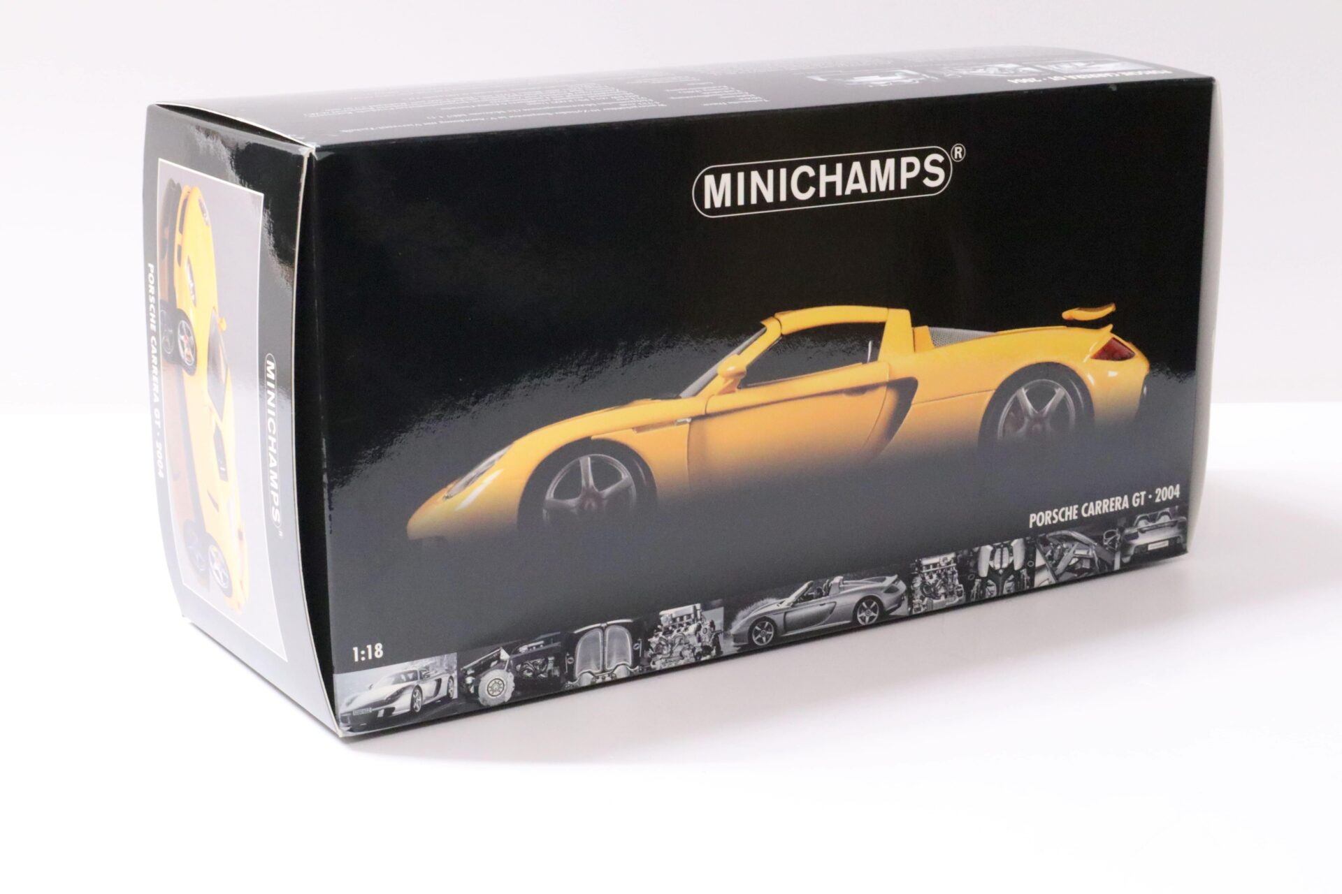 1:18 Minichamps Porsche Carrera GT 2004 yellow – Premium-Modelcars