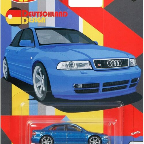 1:64 Hot Wheels Deutschland Design 2021 Car Culture Premium Audi S4 Quattro blue