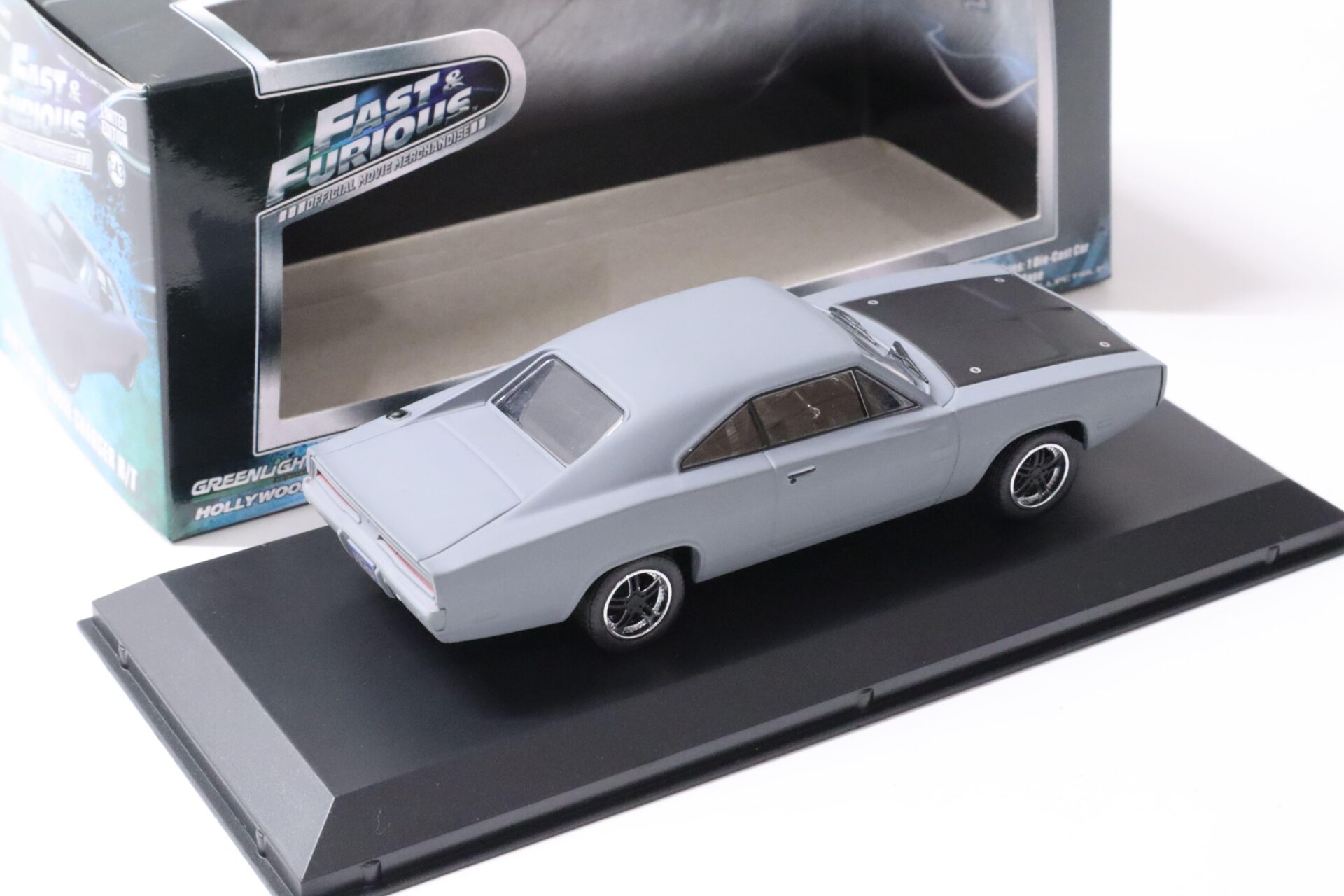 1:43 Greenlight Fast and Furious DOM´s 1970 Dodge Charger R/T Coupe grey