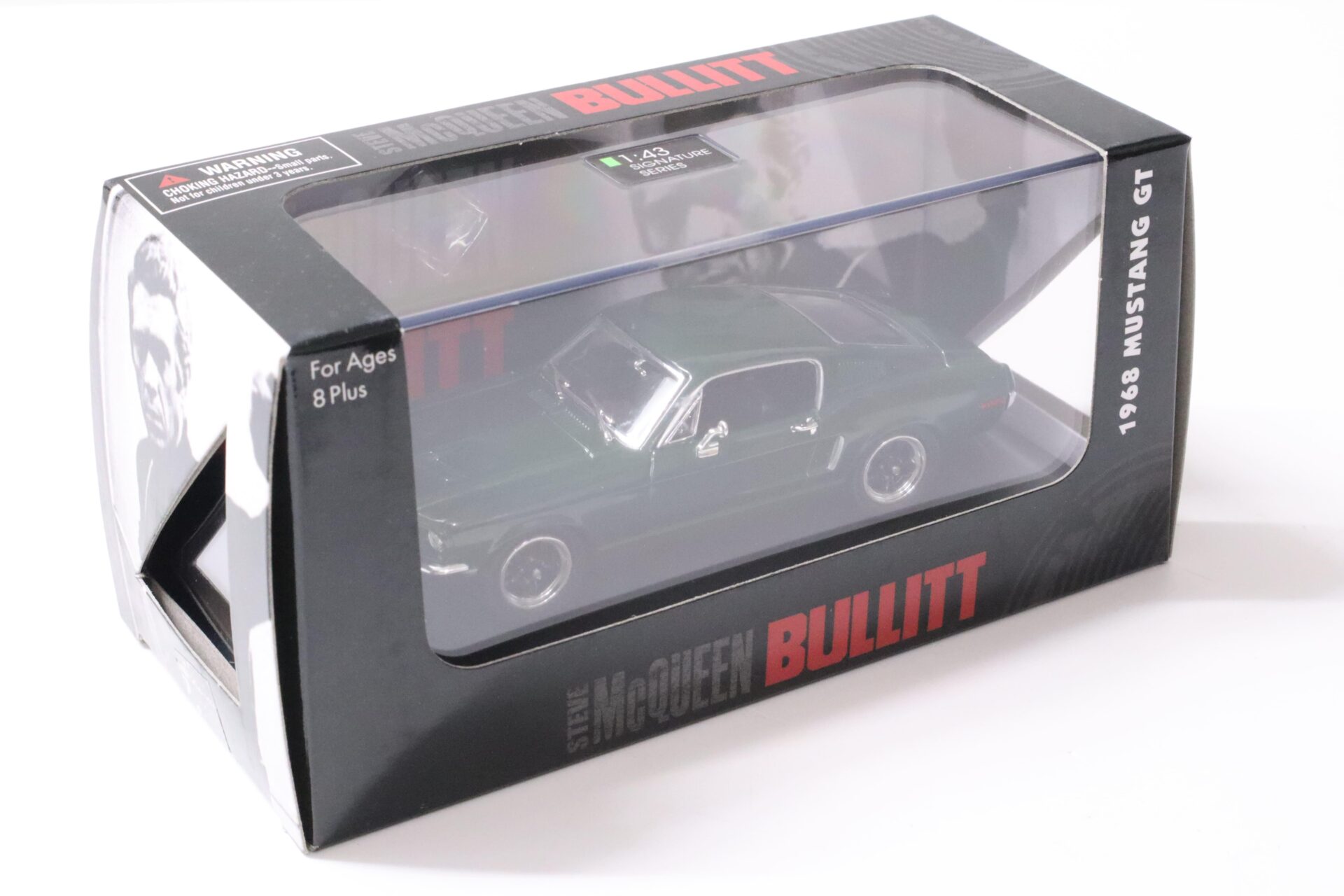 1:43 Yat Ming Signature Series 1968 Ford Mustang GT BULLITT Steve McQueen green