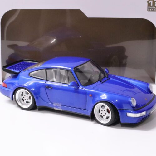 1:18 Solido Porsche 911 (964) Turbo Coupe Elektrik blue 1990