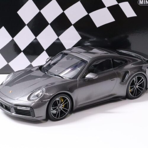 1:18 Minichamps Porsche 911 (992) Turbo S Coupe 2020 grey metallic