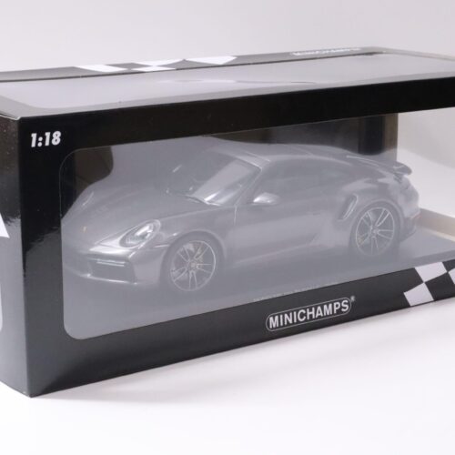1:18 Minichamps Porsche 911 (992) Turbo S Coupe 2020 grey metallic