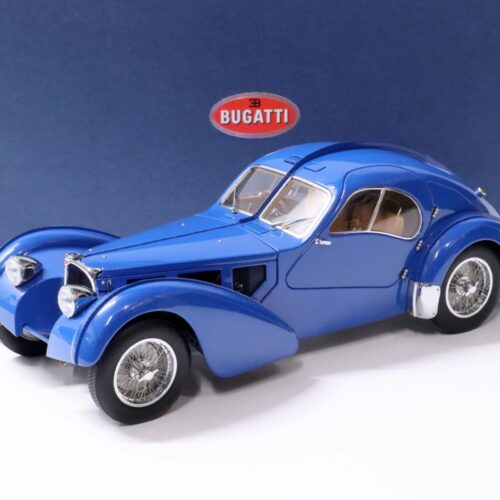 1:18 AUTOart Bugatti 57S Atlantic 1938 blue/ with metal wire spoke wheels
