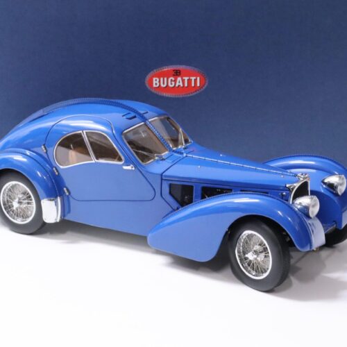 1:18 AUTOart Bugatti 57S Atlantic 1938 blue/ with metal wire spoke wheels