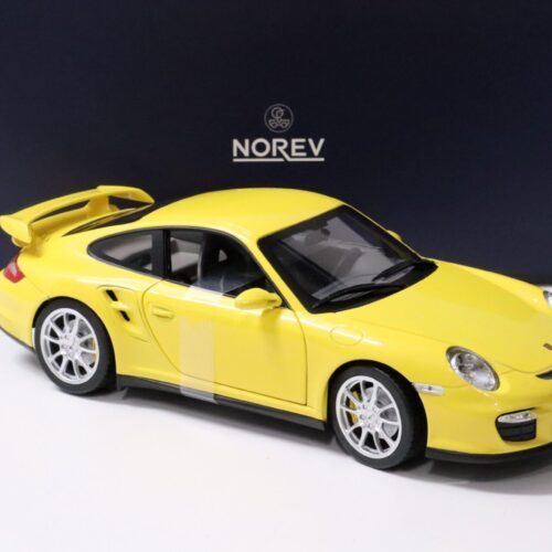 1:18 Norev Porsche 911 (997) GT2 Coupe yellow 2010 - Limited 200 pcs.
