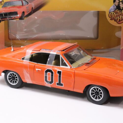 1:18 Auto World 1969 Dodge Charger General Lee Dukes of Hazzard orange #01 - Image 2