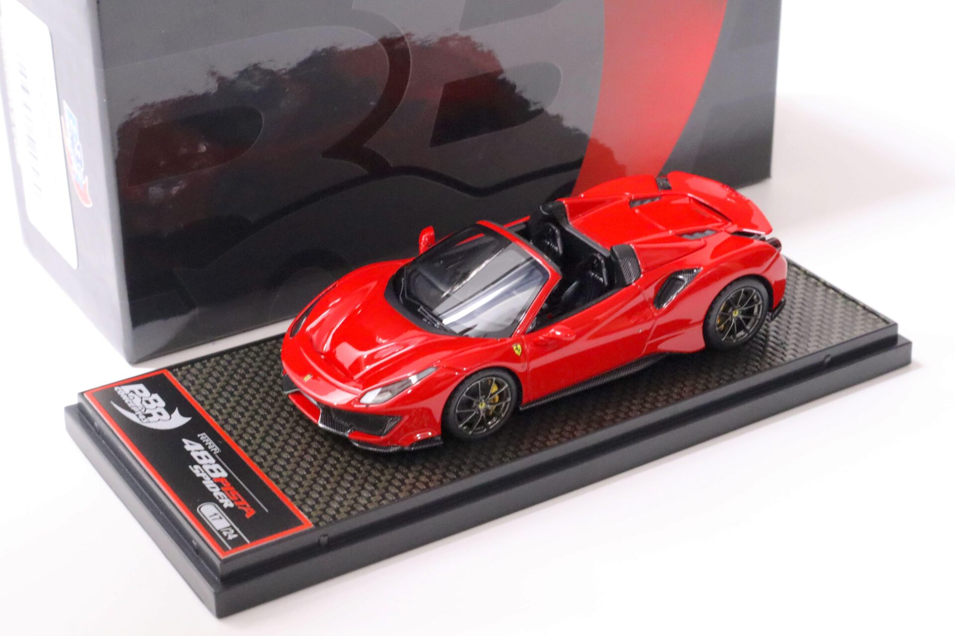 ID 60339 orig.jpg 1:43 BBR Ferrari 488 Pista Spider Rosso Corsa 322 red - Limited 24 pcs.