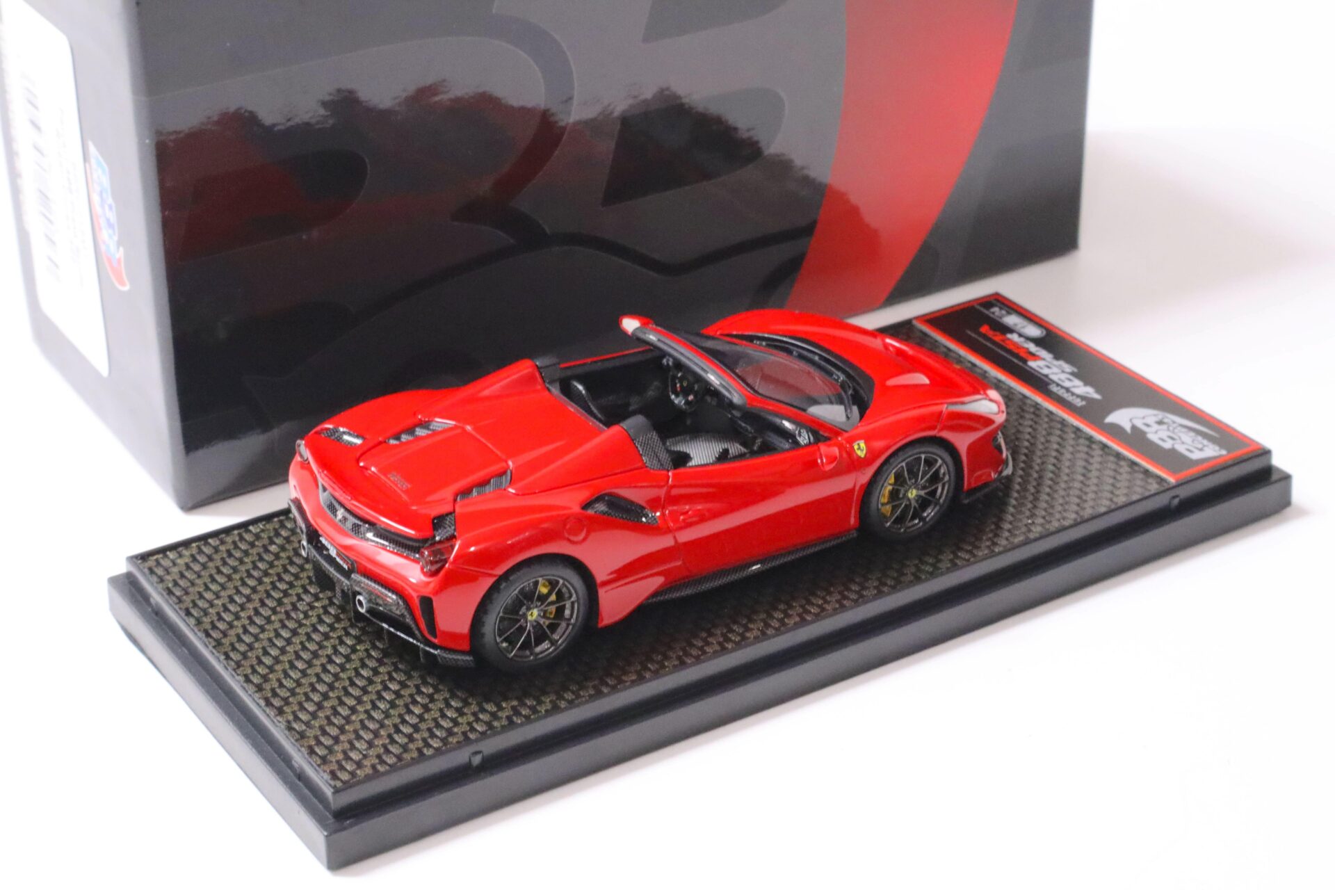 1:43 BBR Ferrari 488 Pista Spider Rosso Corsa 322 red - Limited 24 pcs.
