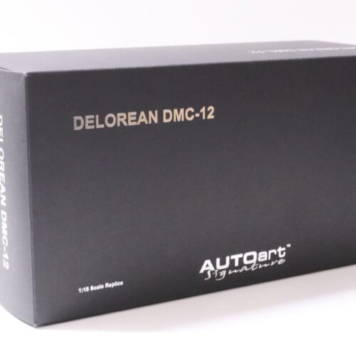 1:18 AUTOart Delorean DMC-12 matt black 1981 Diecast