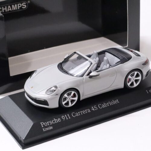 1:43 Minichamps Porsche 911 (992) Carrera 4S Cabriolet 2019 Kreide grey
