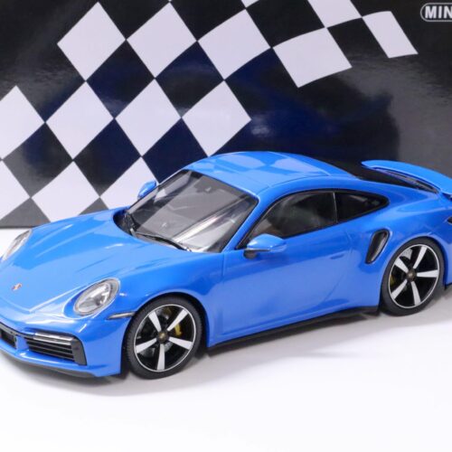 1:18 Minichamps Porsche 911 (992) Turbo S Coupe 2020 blue