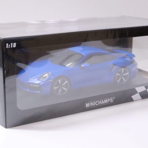 1:18 Minichamps Porsche 911 (992) Turbo S Coupe 2020 blue