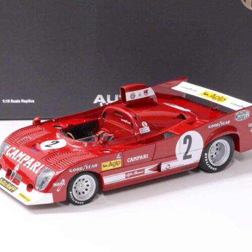 1:18 AUTOart Alfa Romeo 33 TT 12 - 1000km SPA Francorchamps Winner #2 Bell
