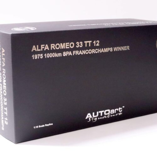 1:18 AUTOart Alfa Romeo 33 TT 12 - 1000km SPA Francorchamps Winner #2 Bell