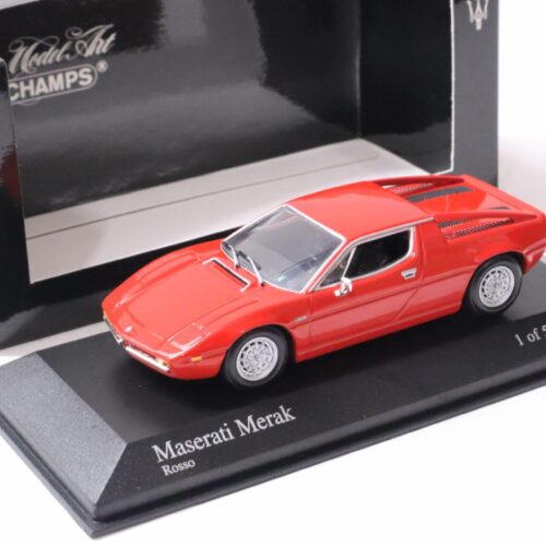 1:43 Minichamps Maserati Merak Coupe 1974 Rosso red