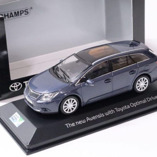 1:43 Minichamps Toyota Avensis T27 Kombi Estate blue-grey 2009 DEALER VERSION