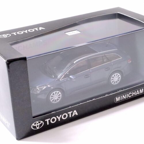 1:43 Minichamps Toyota Avensis T27 Kombi Estate blue-grey 2009 DEALER VERSION
