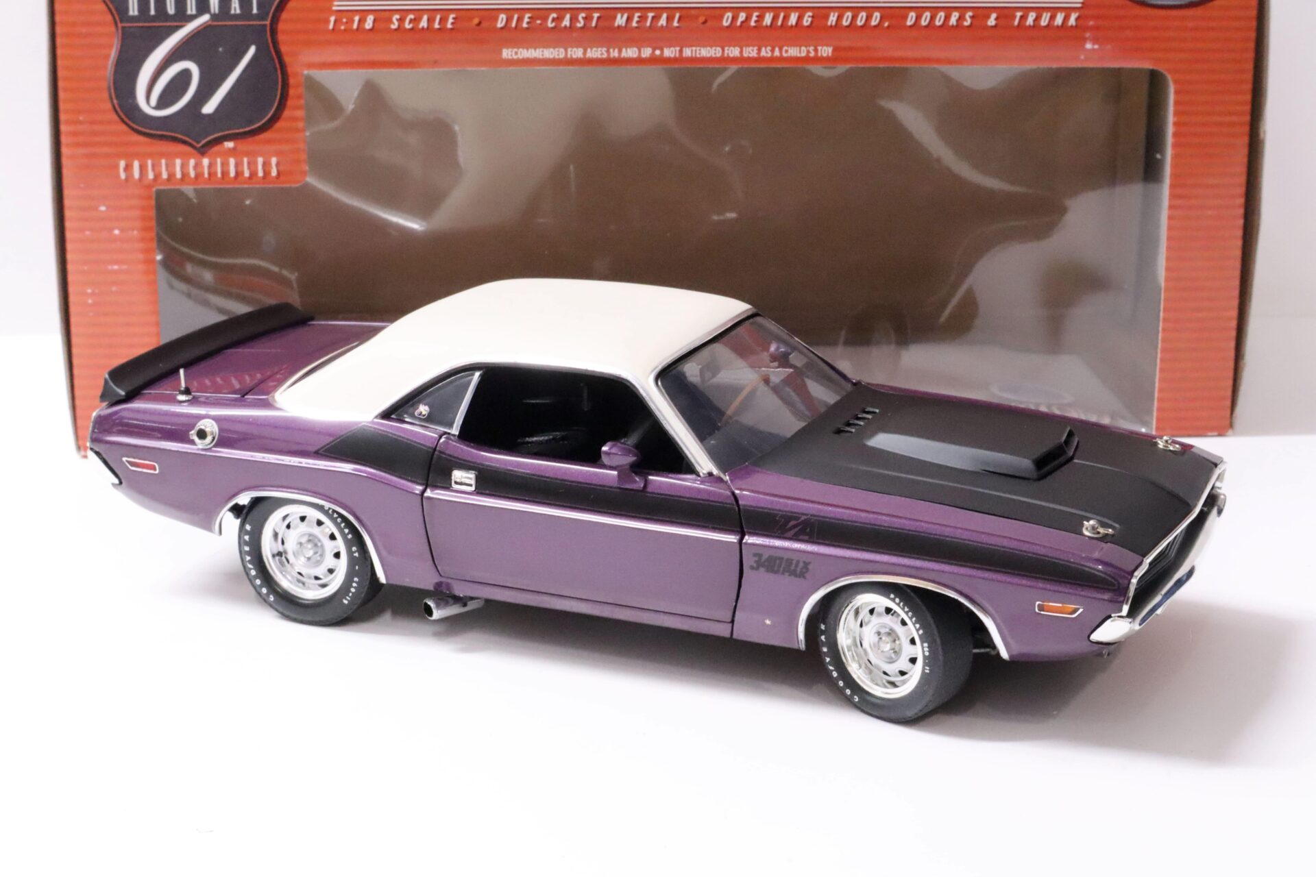 1:18 Highway61 Dodge Challenger T/A Coupe 1970 Mr. NORM´s plum crazy