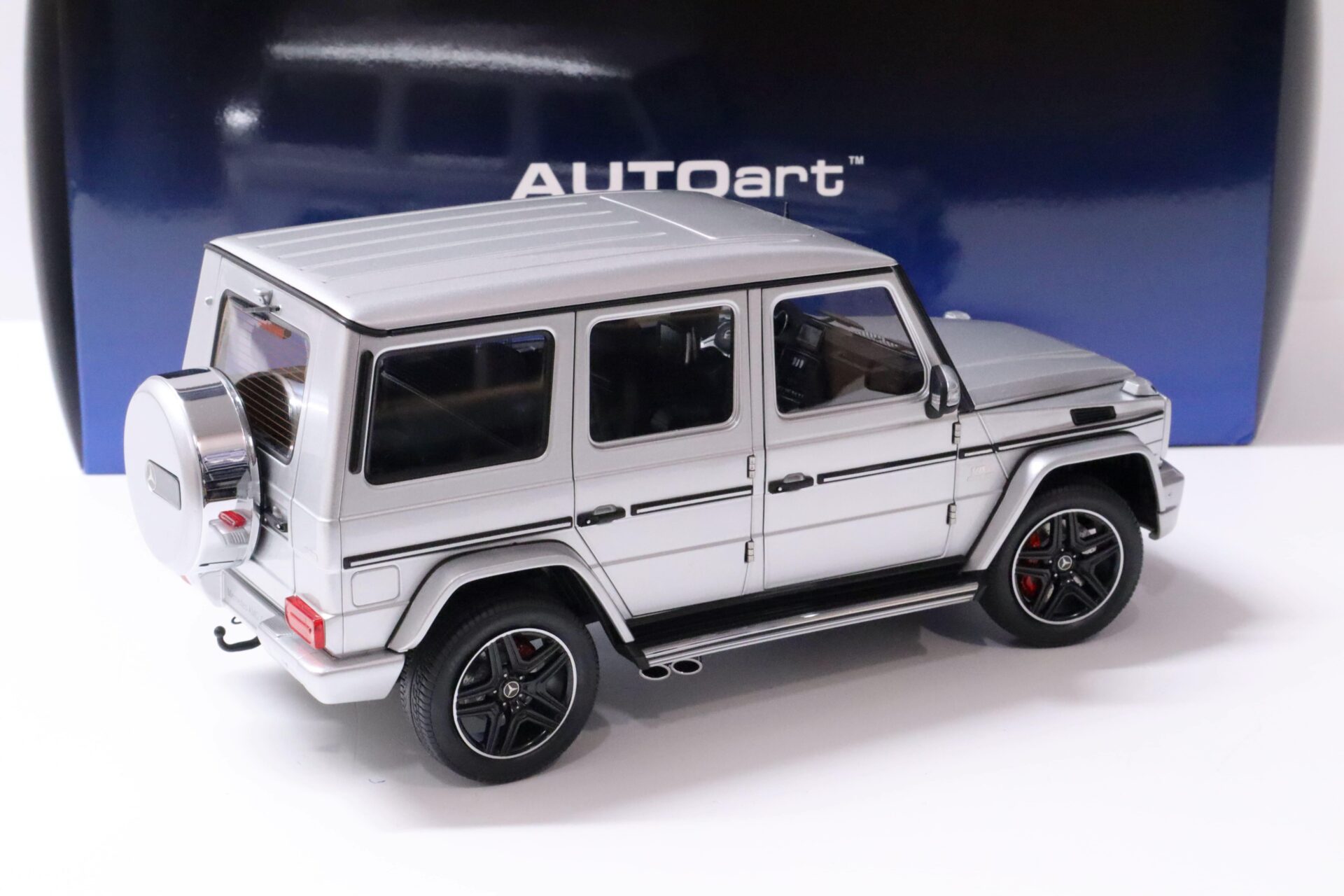 1:18 AUTOart Mercedes G63 AMG G-Klasse Iridium silver metallic 2017